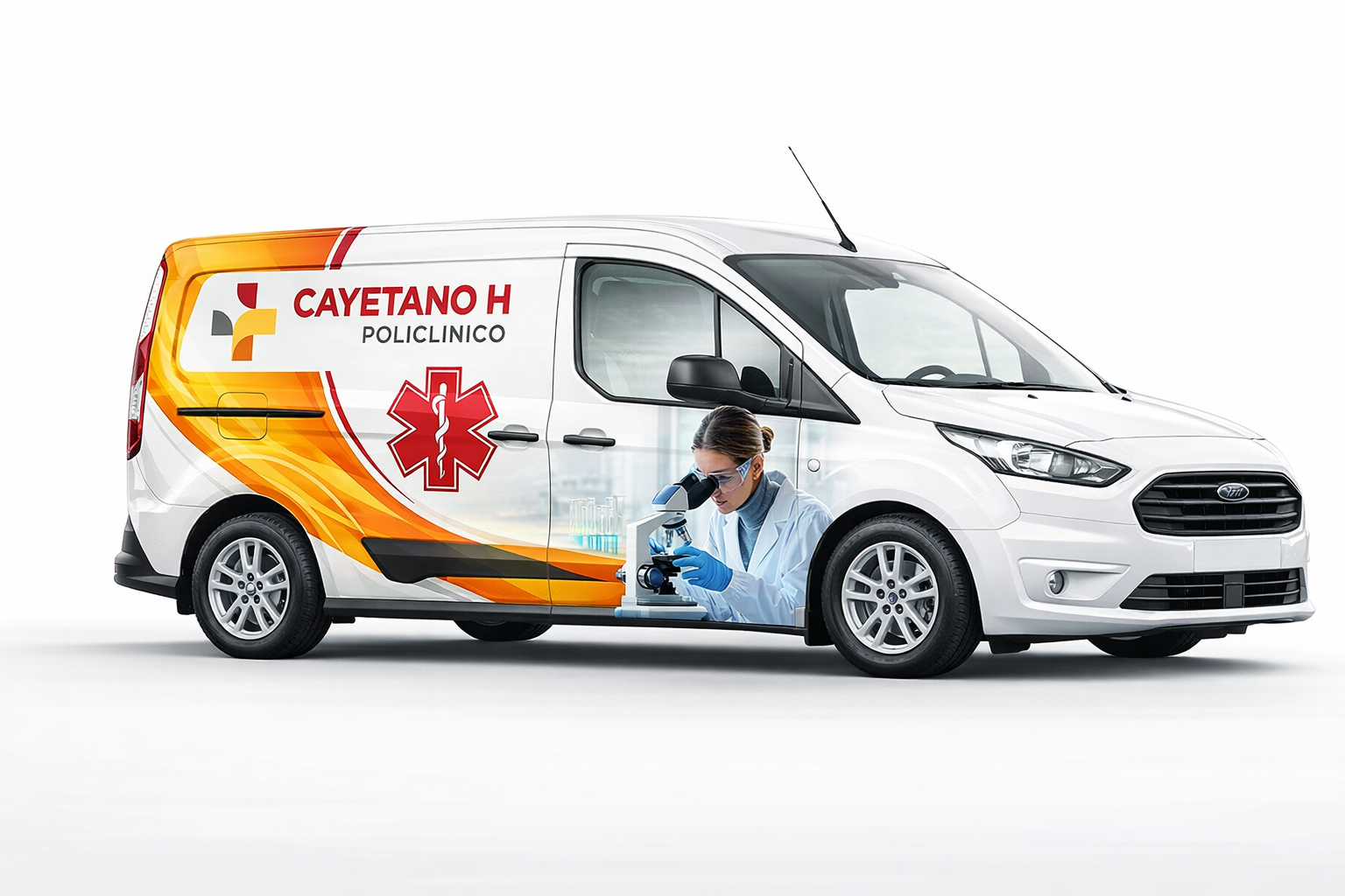 Ambulancia del Policlínico Santa Lucía